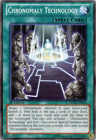 Chronomaly Technology [REDU-EN054] Common | Jomio and Rueliete's Cards and Comics