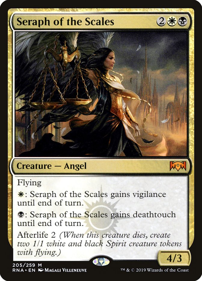 Seraph of the Scales [Ravnica Allegiance] | Jomio and Rueliete's Cards and Comics