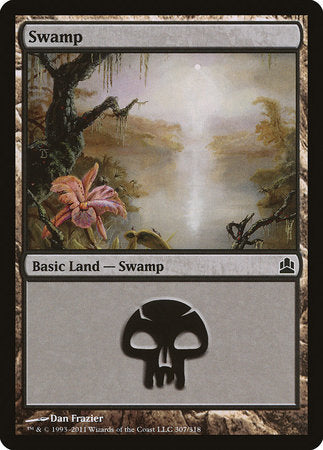 Swamp (307) [Commander 2011] | Jomio and Rueliete's Cards and Comics