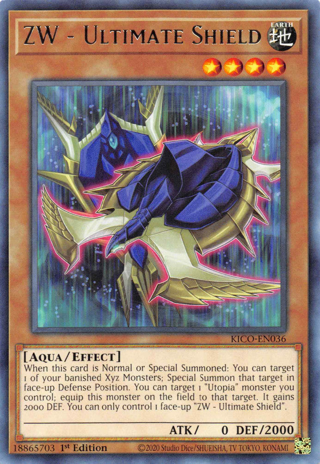 ZW - Ultimate Shield [KICO-EN036] Rare | Jomio and Rueliete's Cards and Comics
