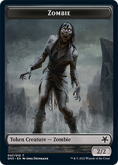 Zombie // Human Soldier Double-Sided Token [Game Night: Free-for-All Tokens] | Jomio and Rueliete's Cards and Comics