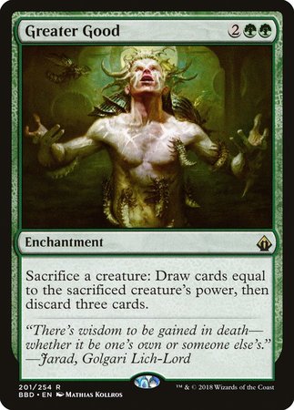 Greater Good [Battlebond] | Jomio and Rueliete's Cards and Comics