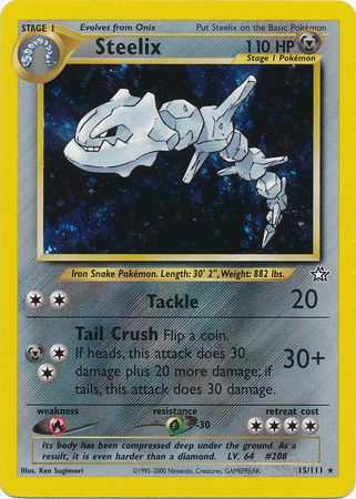 Steelix (15/111) [Neo Genesis Unlimited] | Jomio and Rueliete's Cards and Comics