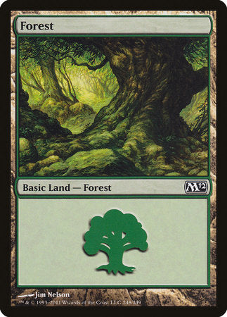 Forest (248) [Magic 2012] | Jomio and Rueliete's Cards and Comics