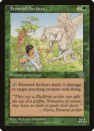 Femeref Archers [Mirage] | Jomio and Rueliete's Cards and Comics