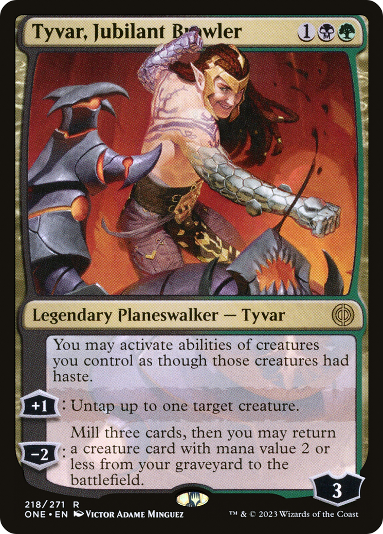Tyvar, Jubilant Brawler [Phyrexia: All Will Be One] | Jomio and Rueliete's Cards and Comics