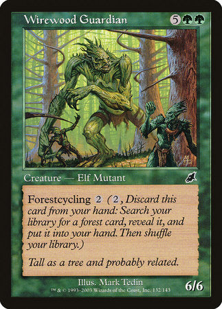 Wirewood Guardian [Scourge] | Jomio and Rueliete's Cards and Comics