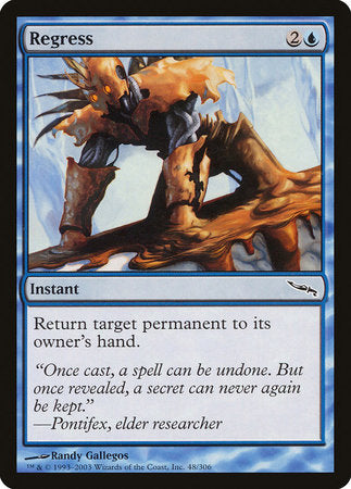 Regress [Mirrodin] | Jomio and Rueliete's Cards and Comics
