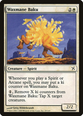 Waxmane Baku [Betrayers of Kamigawa] | Jomio and Rueliete's Cards and Comics
