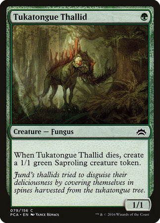 Tukatongue Thallid [Planechase Anthology] | Jomio and Rueliete's Cards and Comics