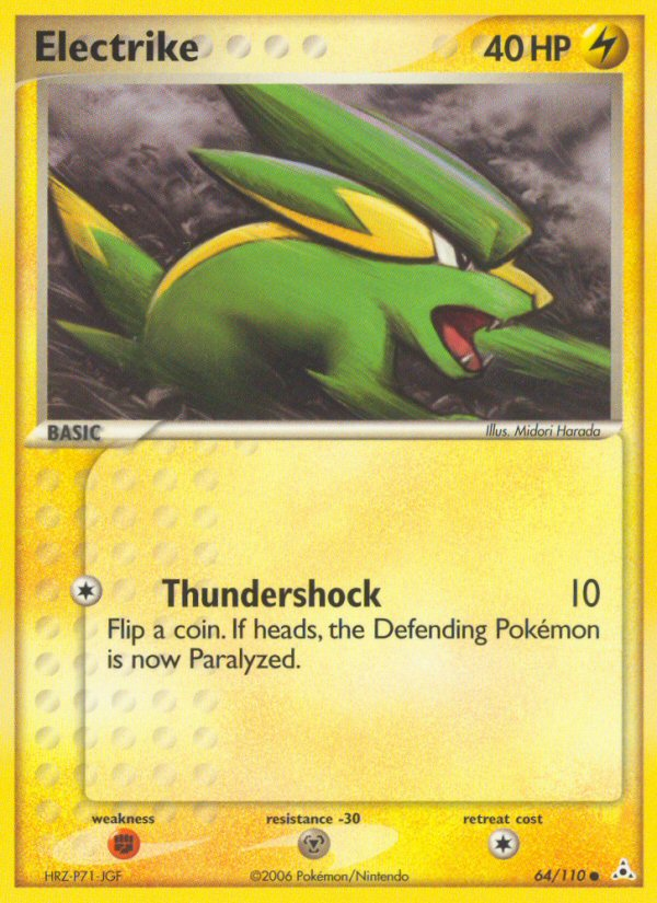 Electrike (64/110) [EX: Holon Phantoms] | Jomio and Rueliete's Cards and Comics