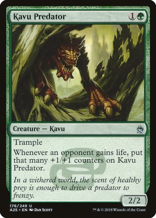 Kavu Predator [Masters 25] | Jomio and Rueliete's Cards and Comics