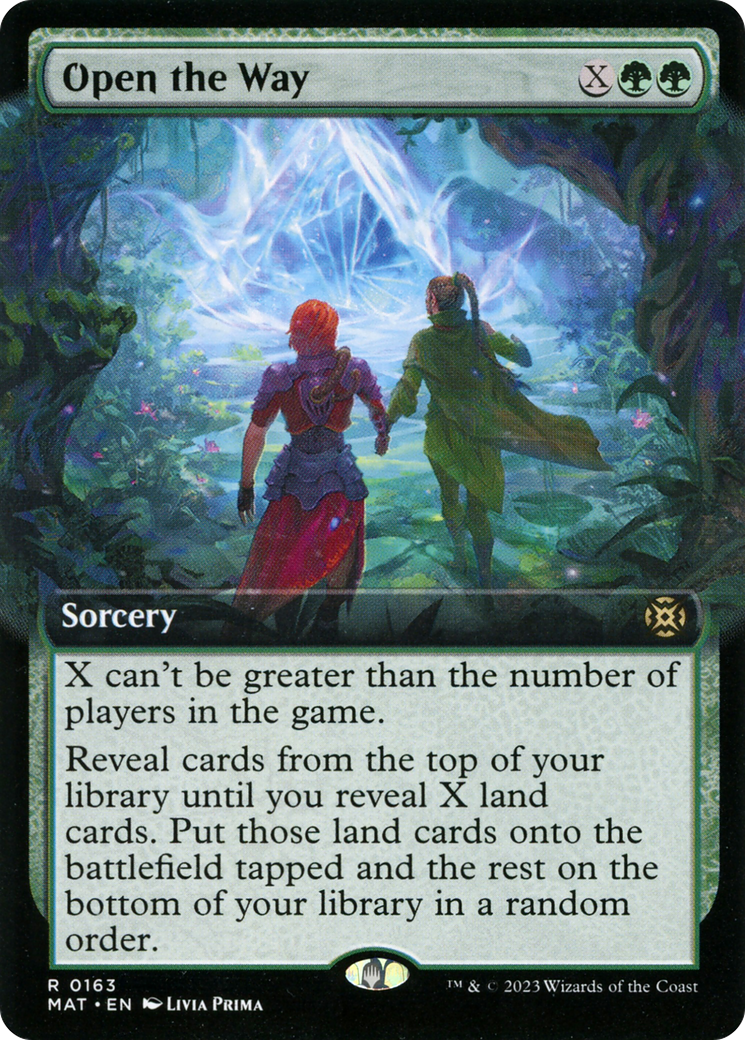 Open the Way (Extended Art) [March of the Machine: The Aftermath] | Jomio and Rueliete's Cards and Comics