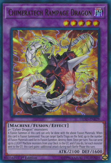 Chimeratech Rampage Dragon (UR) [LEDD-ENB29] Ultra Rare | Jomio and Rueliete's Cards and Comics