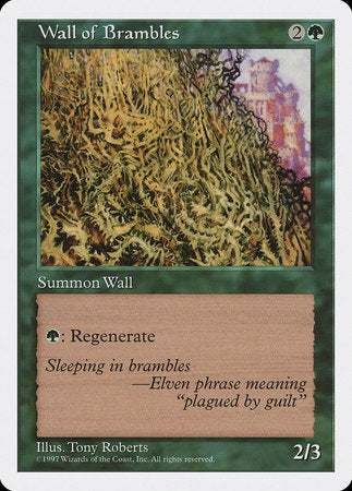 Wall of Brambles [Fifth Edition] | Jomio and Rueliete's Cards and Comics