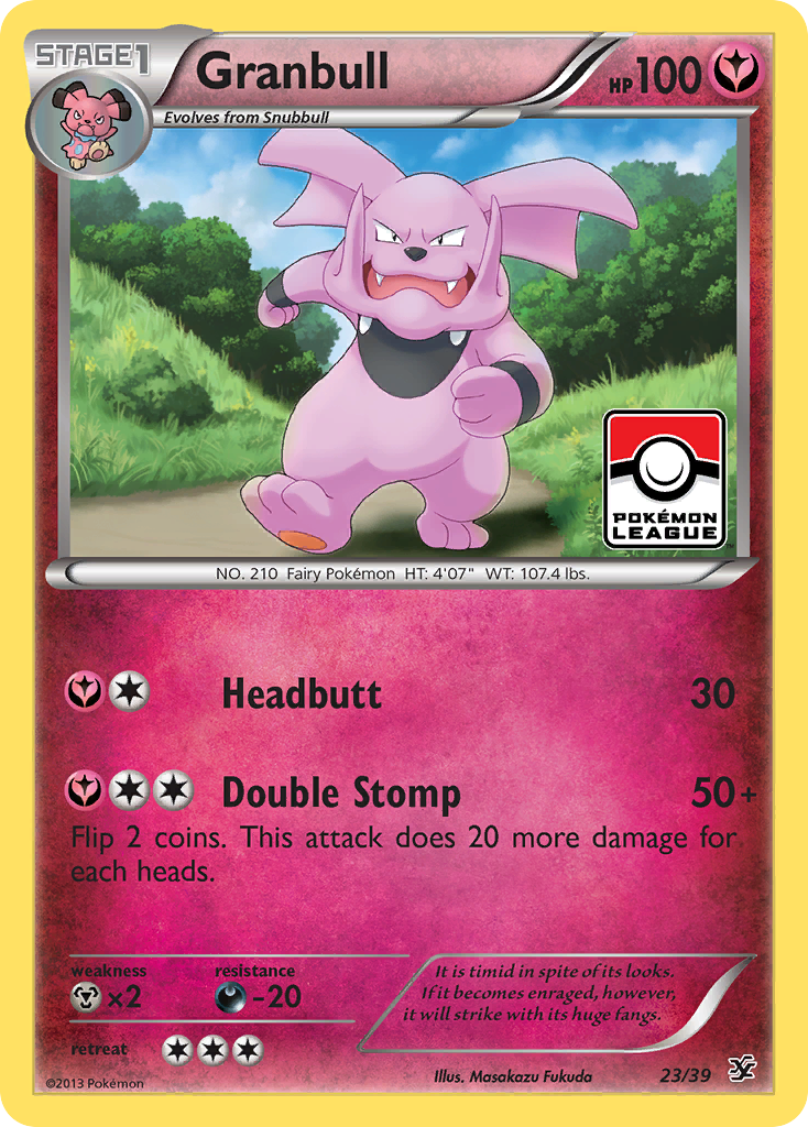 Granbull (23/39) [XY: Kalos Starter Set] | Jomio and Rueliete's Cards and Comics