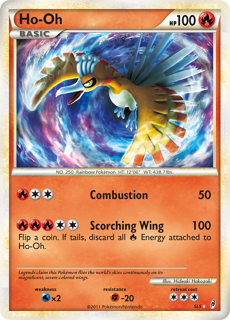 Ho-Oh (SL5) [HeartGold & SoulSilver: Call of Legends] | Jomio and Rueliete's Cards and Comics