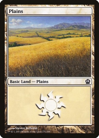 Plains (231) [Theros] | Jomio and Rueliete's Cards and Comics