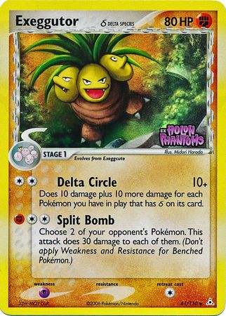 Exeggutor (41/110) (Delta Species) (Stamped) [EX: Holon Phantoms] | Jomio and Rueliete's Cards and Comics