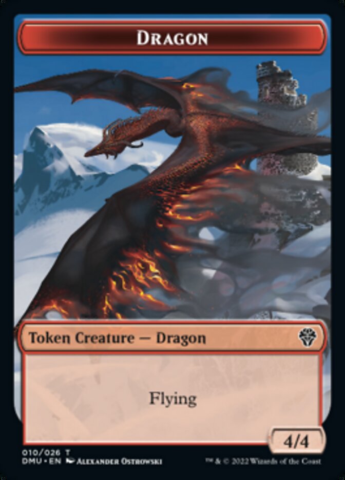 Dragon Token [Dominaria United Tokens] | Jomio and Rueliete's Cards and Comics