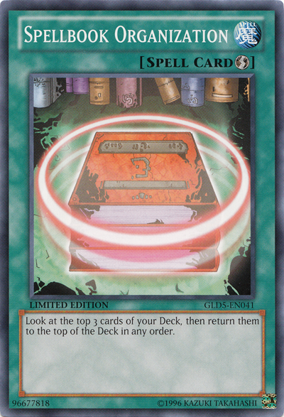 Spellbook Organization [GLD5-EN041] Common | Jomio and Rueliete's Cards and Comics