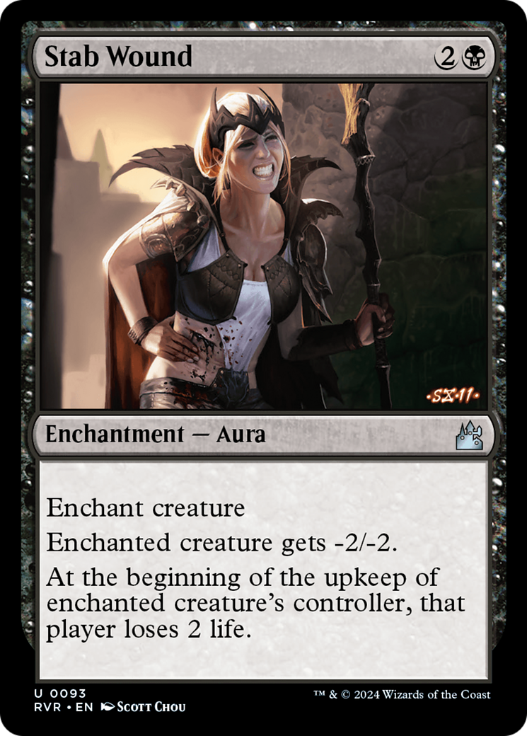 Stab Wound [Ravnica Remastered] | Jomio and Rueliete's Cards and Comics
