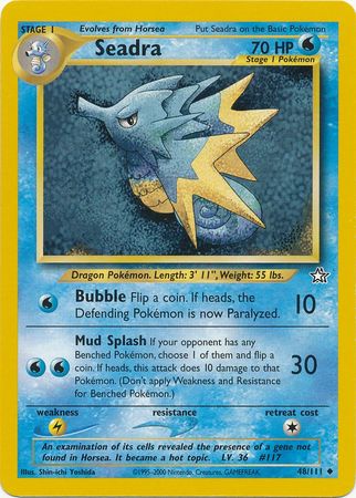 Seadra (48/111) [Neo Genesis Unlimited] | Jomio and Rueliete's Cards and Comics