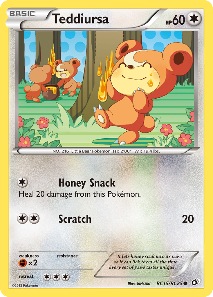 Teddiursa (RC15/RC25) [Black & White: Legendary Treasures] | Jomio and Rueliete's Cards and Comics