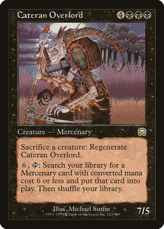 Cateran Overlord [Mercadian Masques] | Jomio and Rueliete's Cards and Comics