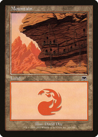 Mountain (345) [Onslaught] | Jomio and Rueliete's Cards and Comics