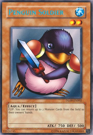 Penguin Soldier (Blue) [DL09-EN002] Rare | Jomio and Rueliete's Cards and Comics