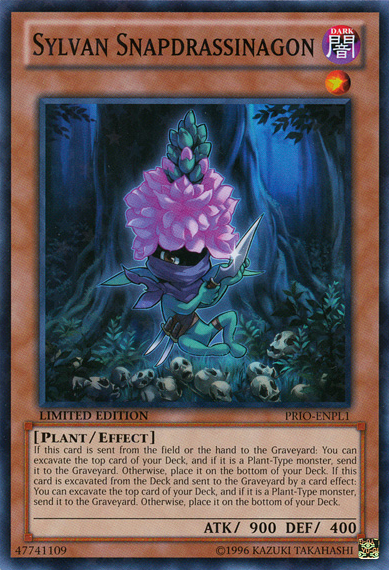 Sylvan Snapdrassinagon [PRIO-ENPL1] Starfoil Rare | Jomio and Rueliete's Cards and Comics
