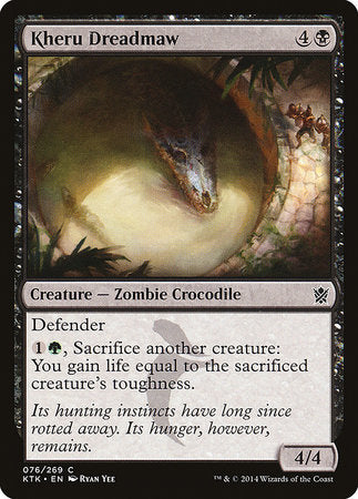 Kheru Dreadmaw [Khans of Tarkir] | Jomio and Rueliete's Cards and Comics