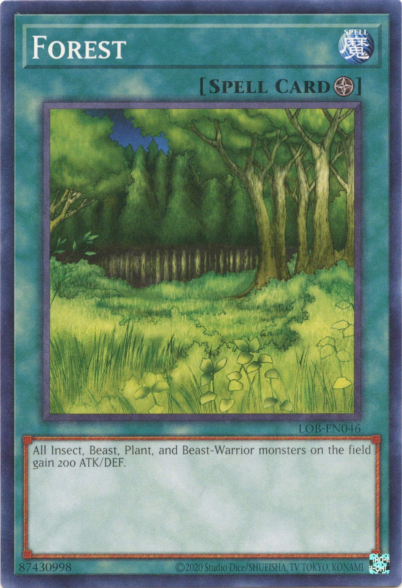 Forest (25th Anniversary) [LOB-EN046] Common | Jomio and Rueliete's Cards and Comics