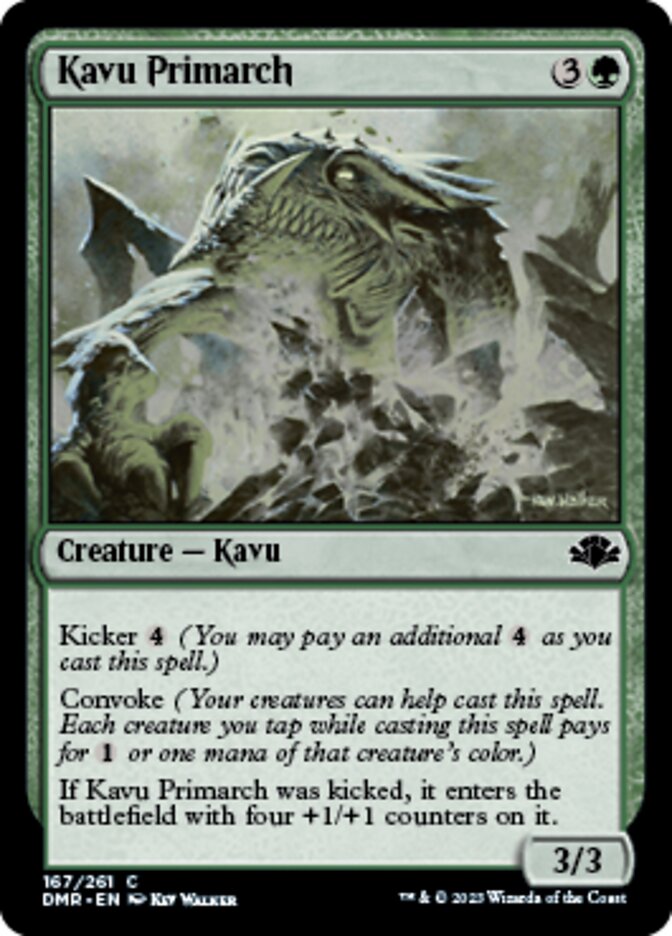 Kavu Primarch [Dominaria Remastered] | Jomio and Rueliete's Cards and Comics