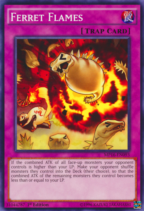 Ferret Flames [MP16-EN093] Common | Jomio and Rueliete's Cards and Comics