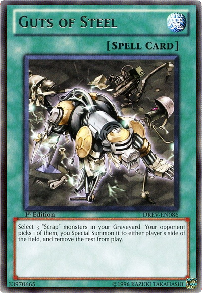 Guts of Steel [DREV-EN086] Rare | Jomio and Rueliete's Cards and Comics