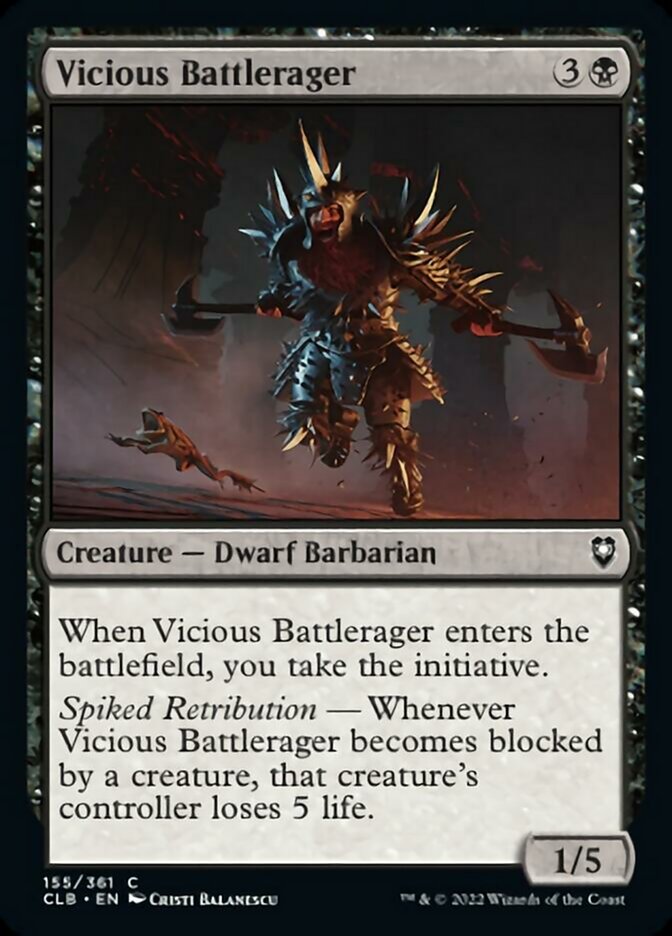 Vicious Battlerager [Commander Legends: Battle for Baldur's Gate] | Jomio and Rueliete's Cards and Comics