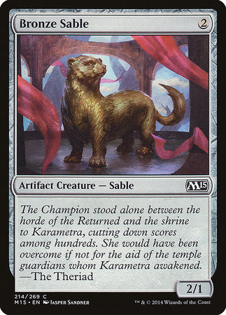 Bronze Sable [Magic 2015] | Jomio and Rueliete's Cards and Comics
