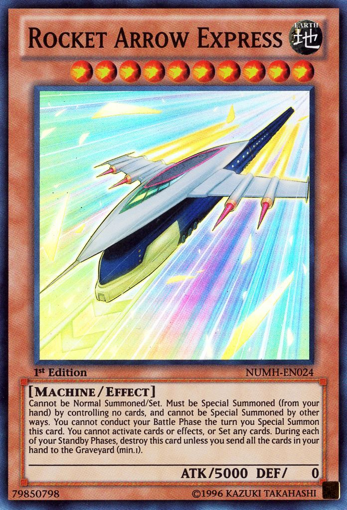 Rocket Arrow Express [NUMH-EN024] Super Rare | Jomio and Rueliete's Cards and Comics