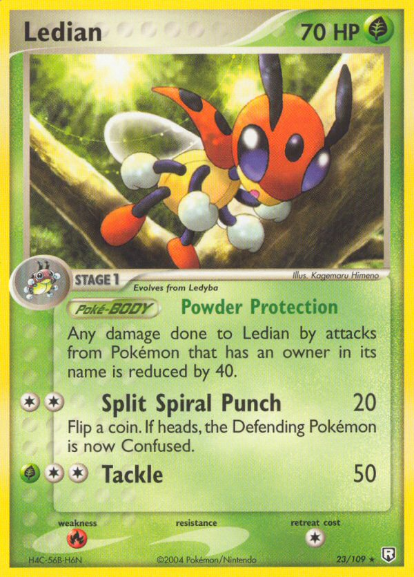 Ledian (23/109) [EX: Team Rocket Returns] | Jomio and Rueliete's Cards and Comics
