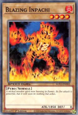 Blazing Inpachi [SGX1-ENH02] Common | Jomio and Rueliete's Cards and Comics
