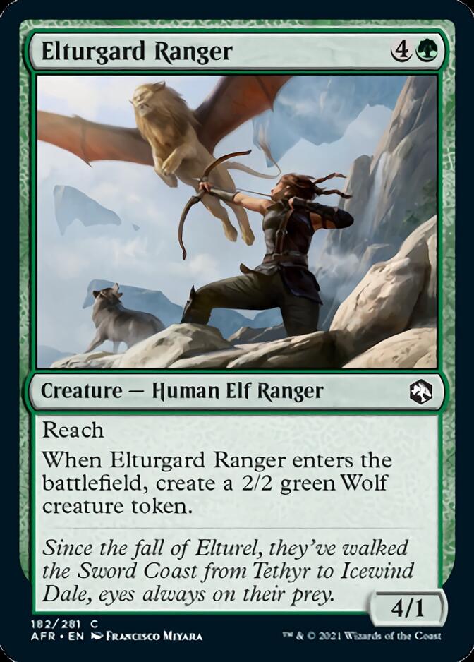 Elturgard Ranger [Dungeons & Dragons: Adventures in the Forgotten Realms] | Jomio and Rueliete's Cards and Comics