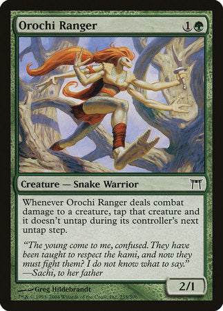 Orochi Ranger [Champions of Kamigawa] | Jomio and Rueliete's Cards and Comics