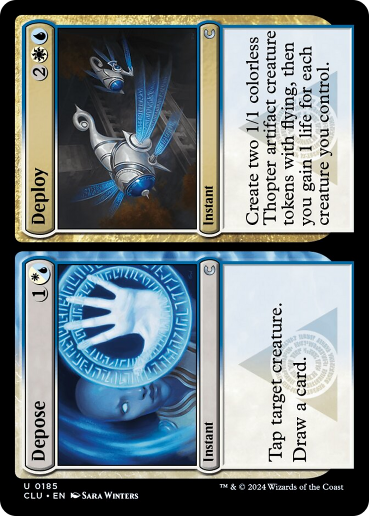 Depose // Deploy [Ravnica: Clue Edition] | Jomio and Rueliete's Cards and Comics