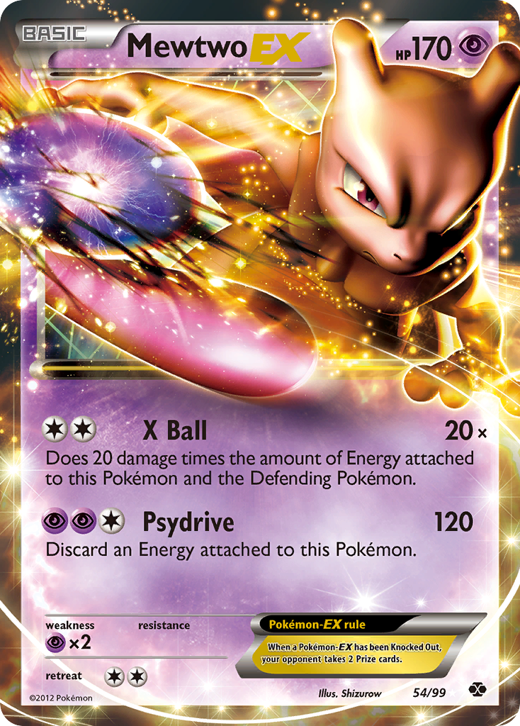 Mewtwo EX (54/99) [Black & White: Next Destinies] | Jomio and Rueliete's Cards and Comics