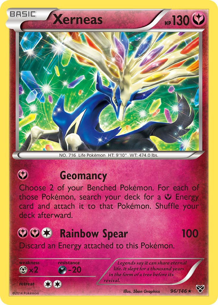 Xerneas (96/146) (Theme Deck Exclusive) [XY: Base Set] | Jomio and Rueliete's Cards and Comics