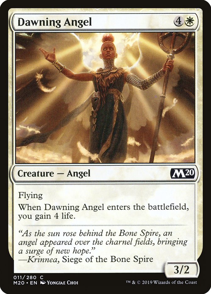 Dawning Angel [Core Set 2020] | Jomio and Rueliete's Cards and Comics