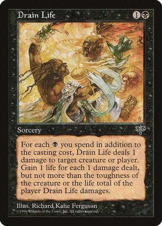 Drain Life [Mirage] | Jomio and Rueliete's Cards and Comics