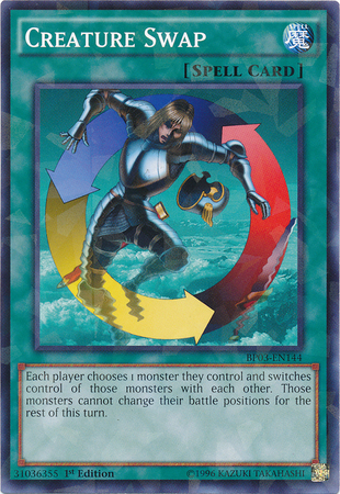 Creature Swap (Shatterfoil) [BP03-EN144] Common | Jomio and Rueliete's Cards and Comics
